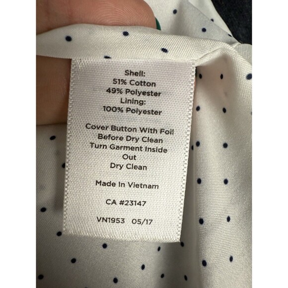 Talbots Jacket Womens 4 Blue‎ Blazer Aberdeen Gold Buttons Preppy Office - Picture 4 of 9